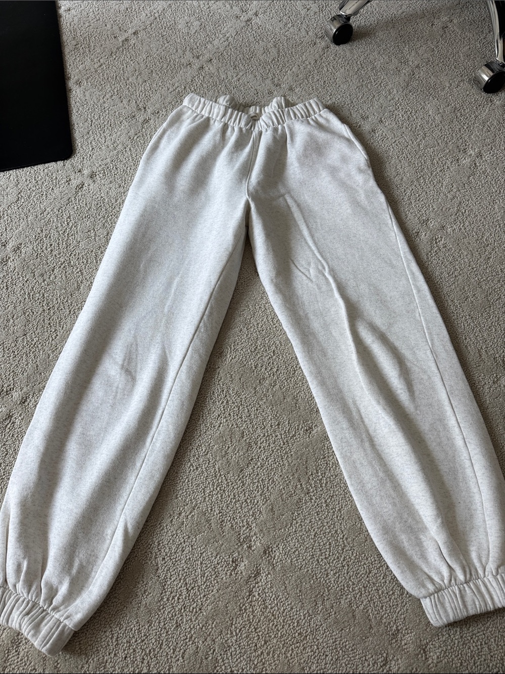 True Grit Light Gray Sweatpants with Elastic Waist